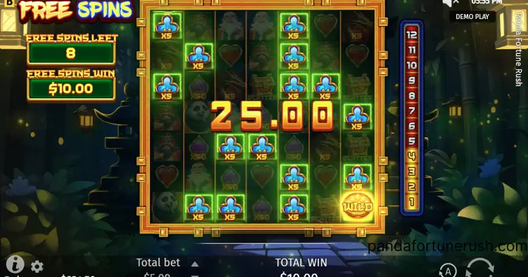 Panda Fortune Rush Slot Gameplay